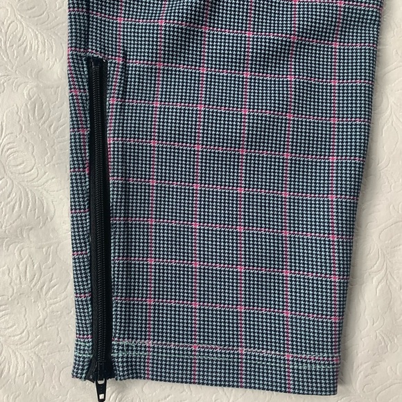 Betabrand Plaid‎ Dress Yoga Pants - Picture 3 of 7